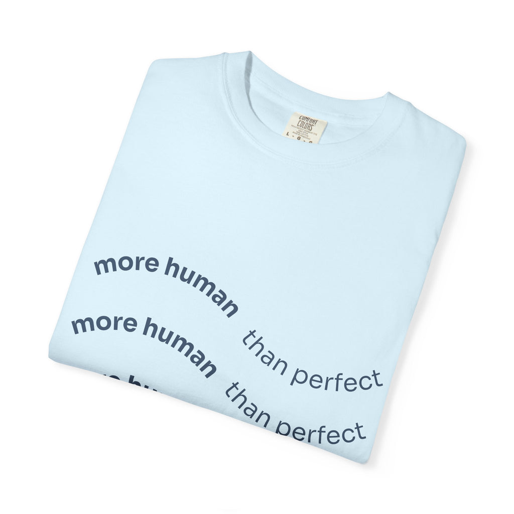 More Human Pocket T-Shirt — Minimalist Graphic Tee