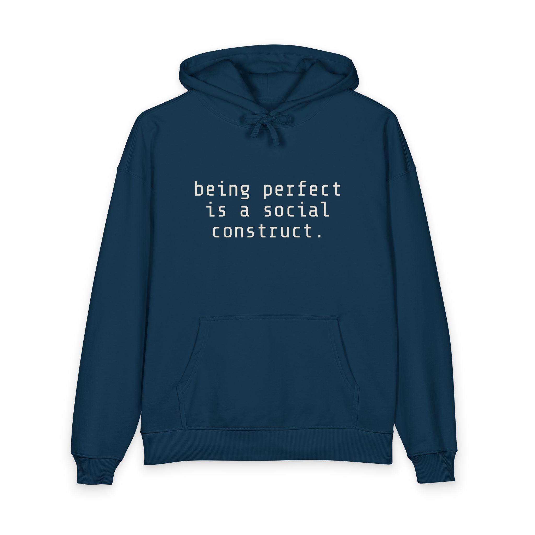 Being Human Hoodie — Minimalist Mental Health Message Hoodie