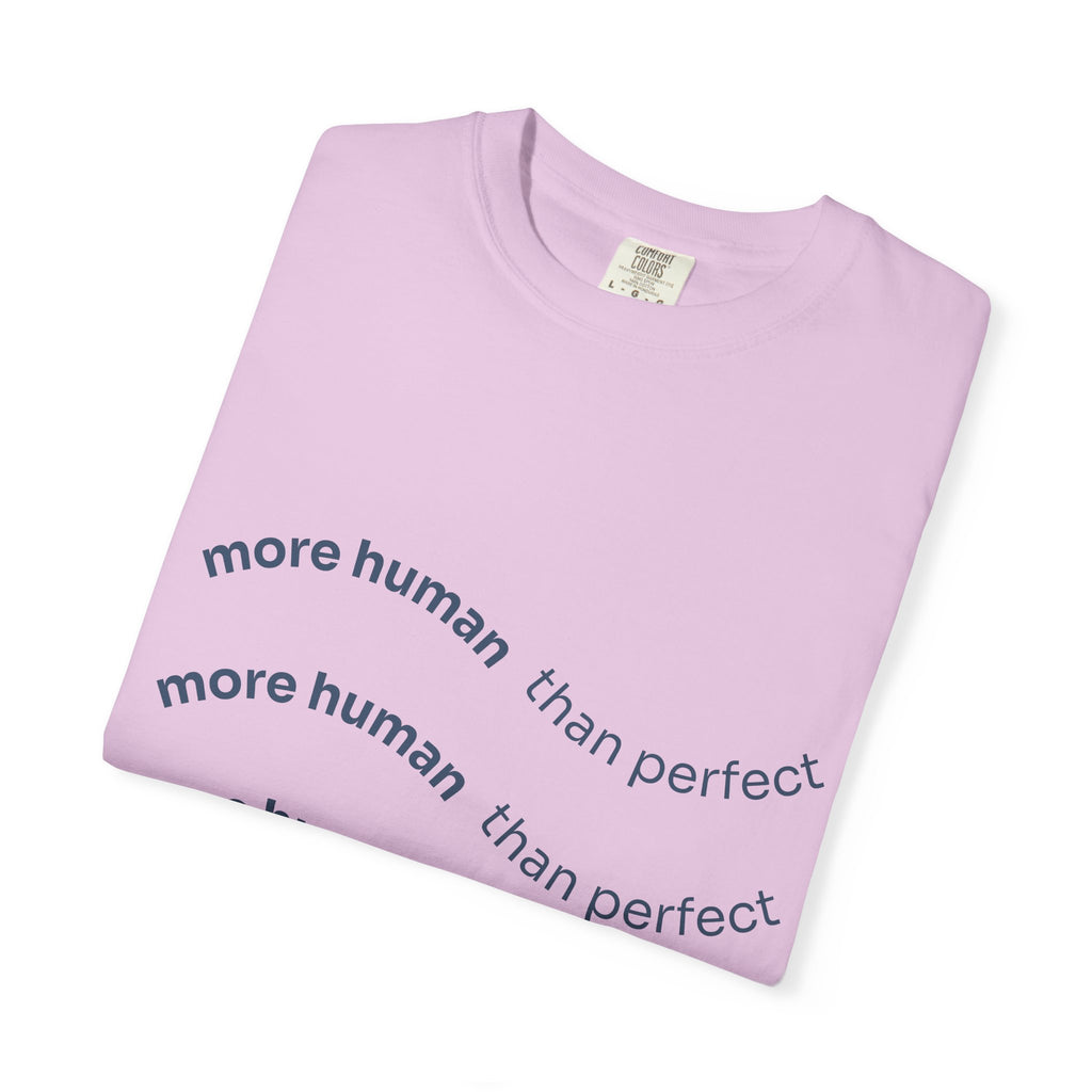 More Human Pocket T-Shirt — Minimalist Graphic Tee