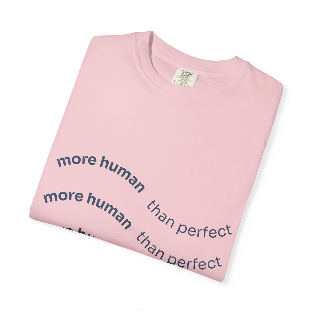 More Human Pocket T-Shirt — Minimalist Graphic Tee