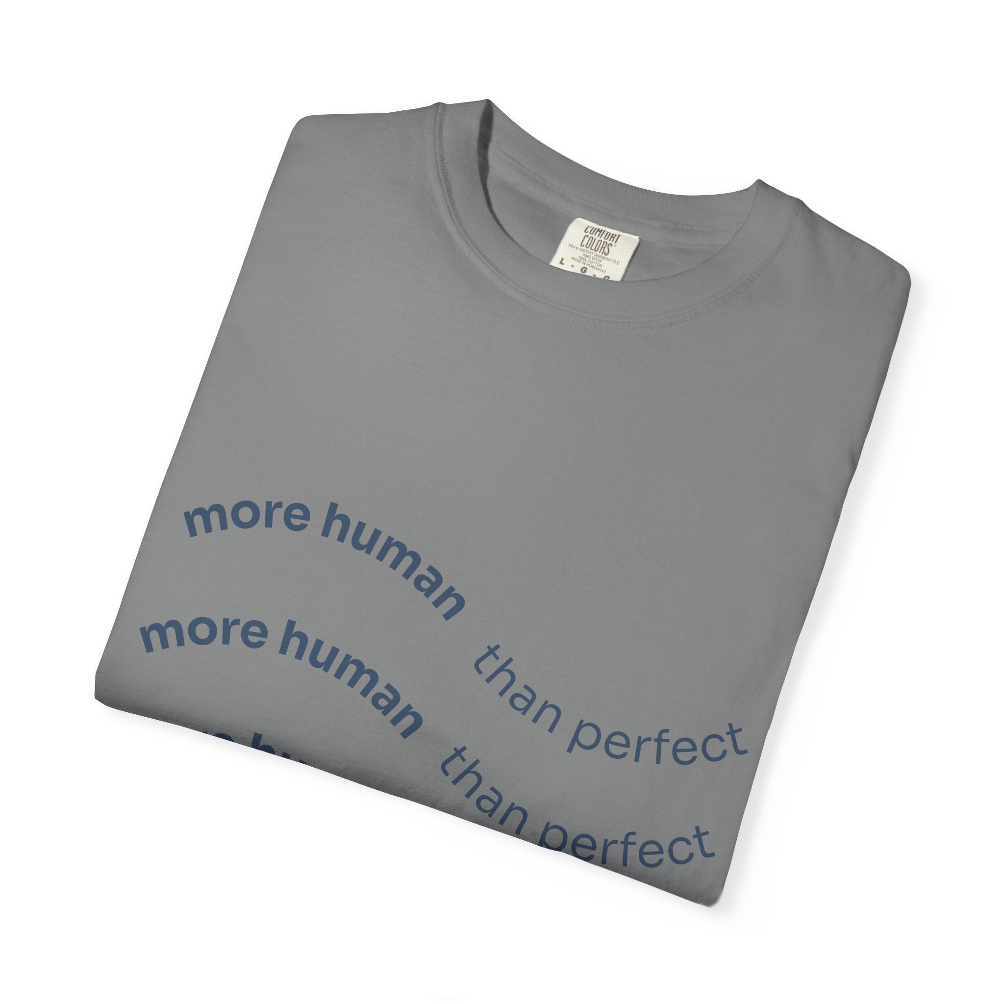 More Human Pocket T-Shirt — Minimalist Graphic Tee