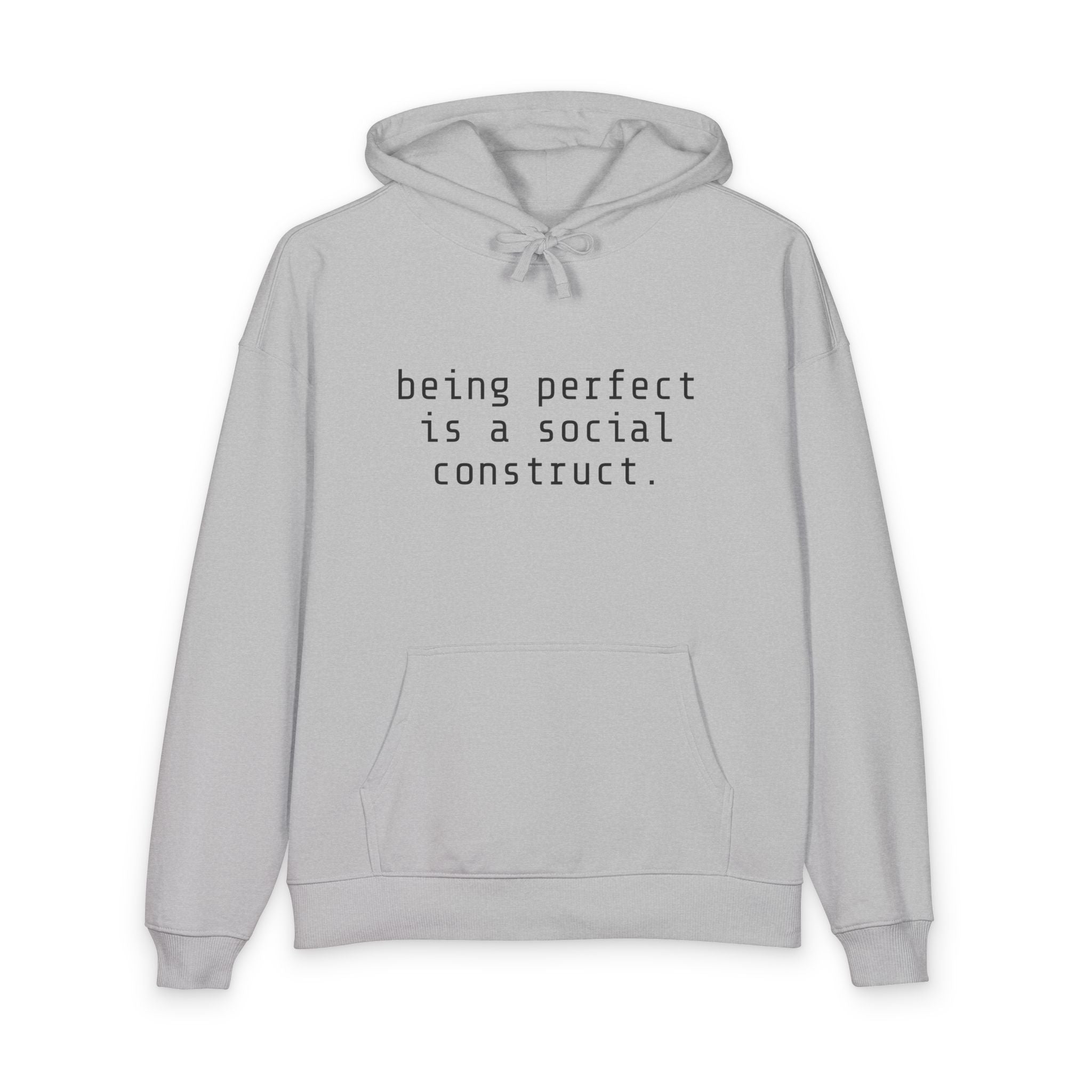 Being Human Hoodie — Minimalist Mental Health Message Hoodie