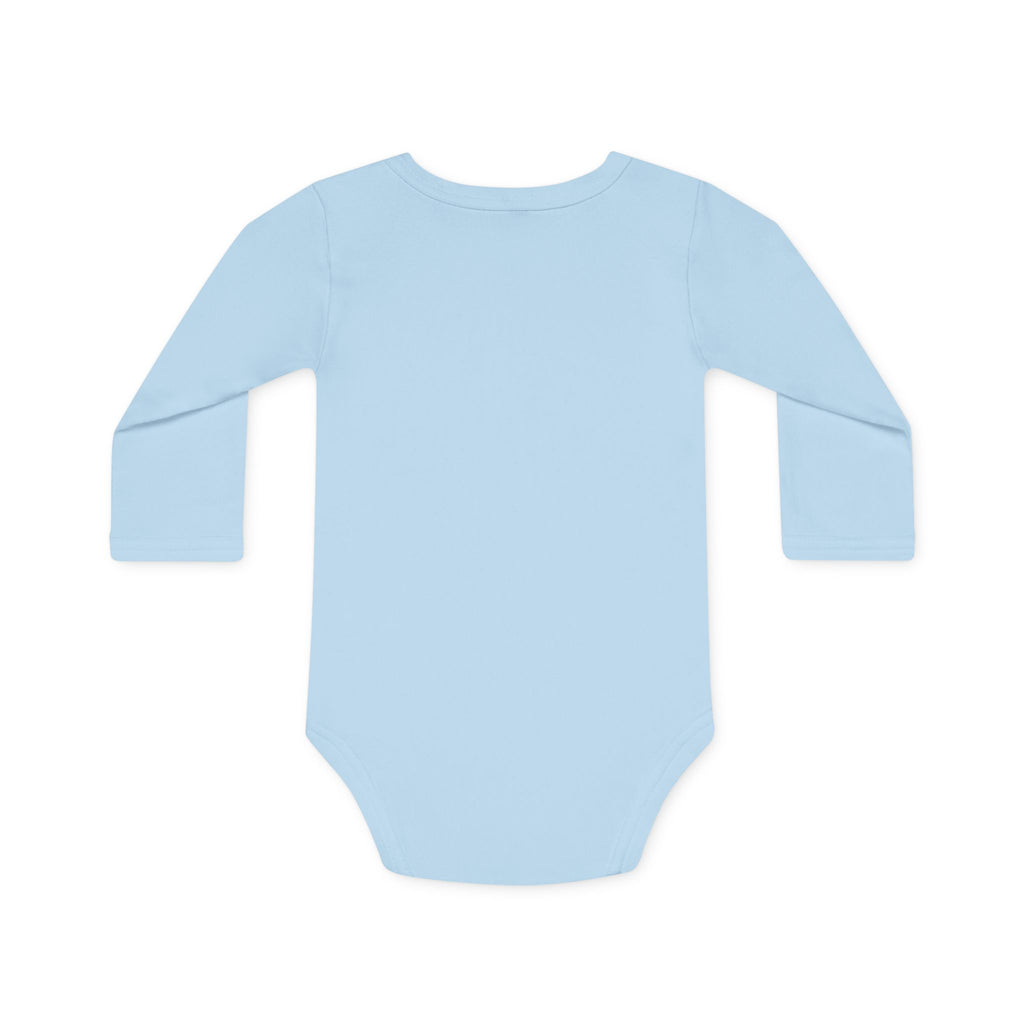 Long-Sleeve Baby Bodysuit — "Never mind 'what' I want to be when I grow up" Quote