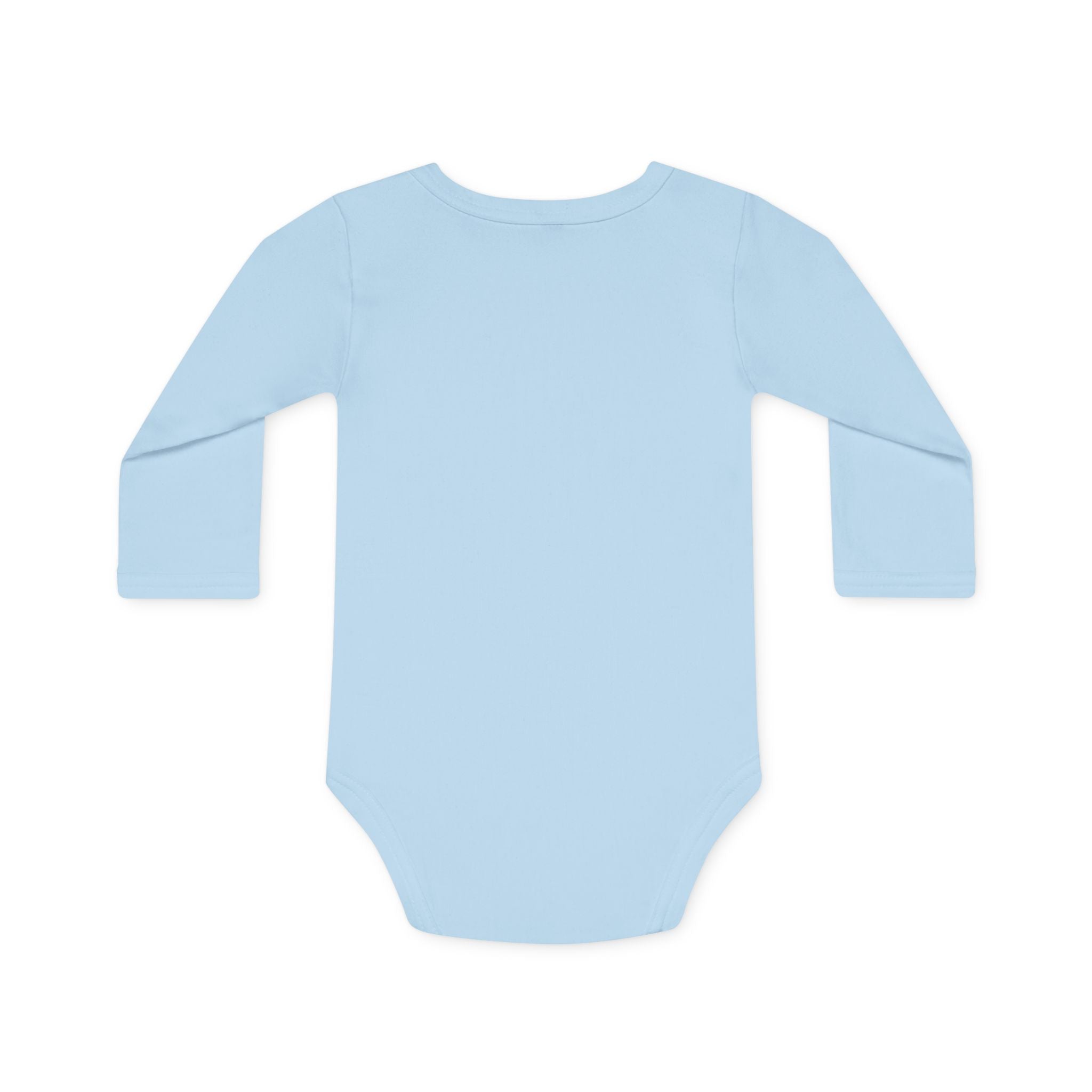 Long-Sleeve Baby Bodysuit — "Never mind 'what' I want to be when I grow up" Quote