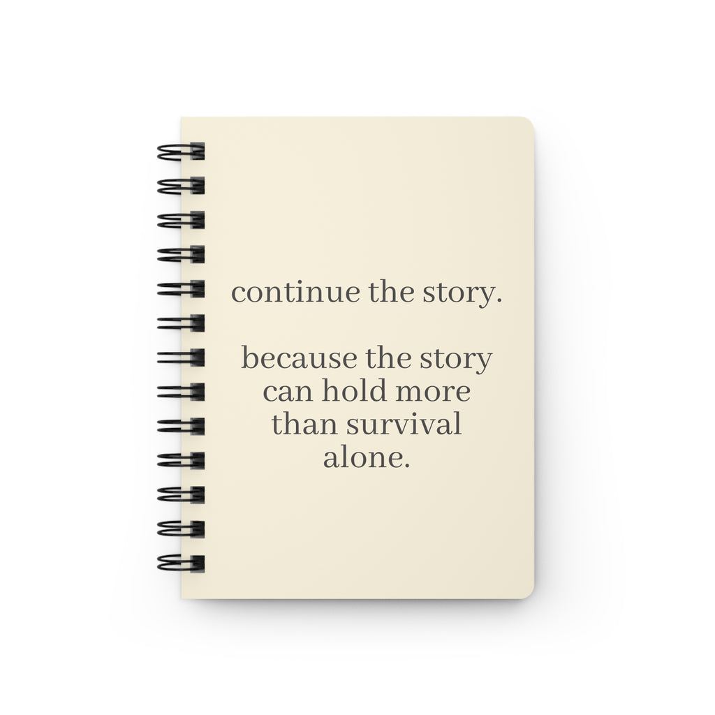 Continue the Story — Spiral-Bound Journal