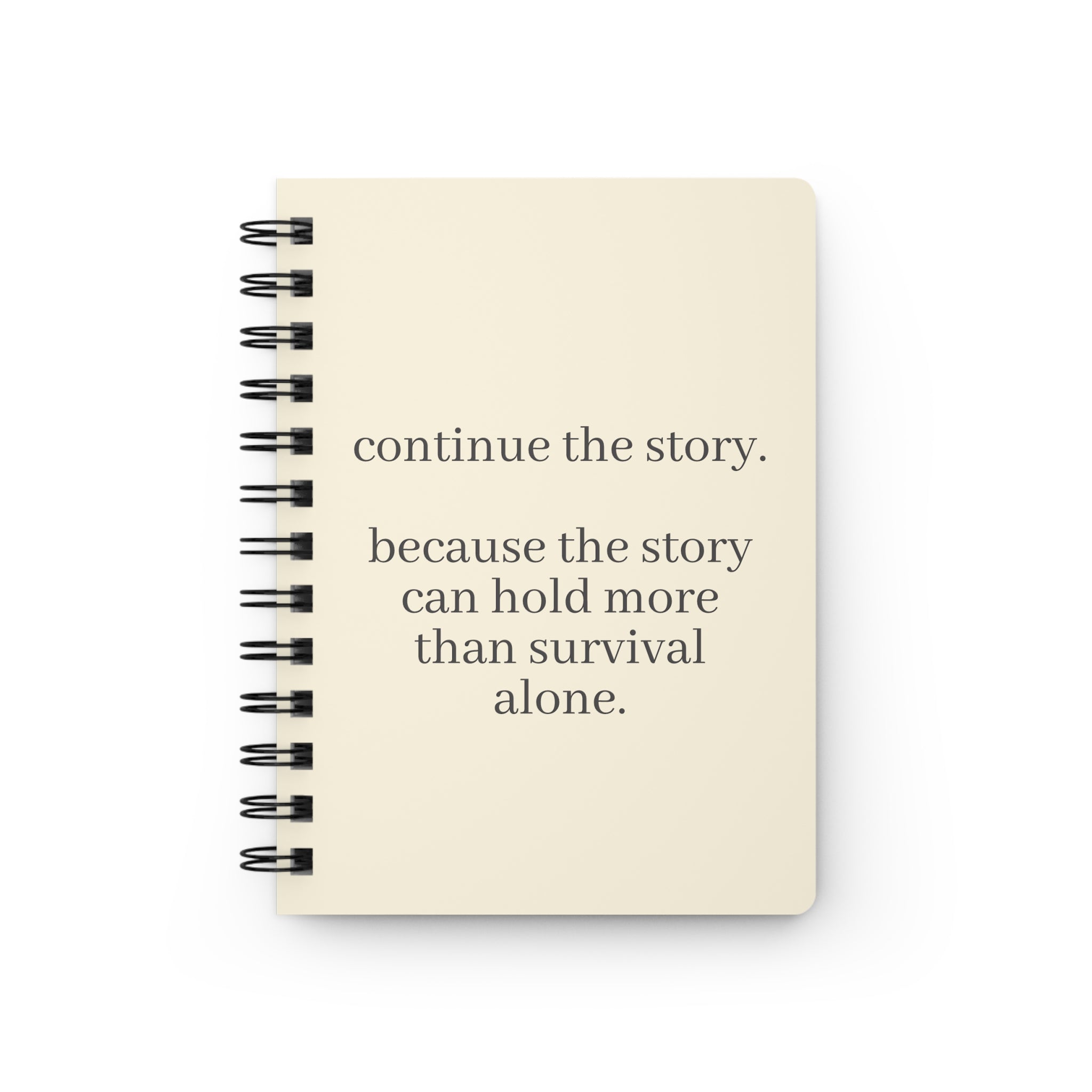 Continue the Story — Spiral-Bound Journal