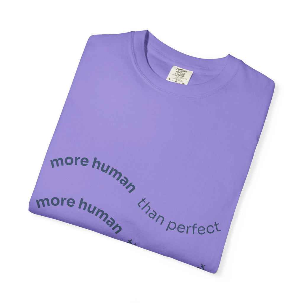 More Human Pocket T-Shirt — Minimalist Graphic Tee