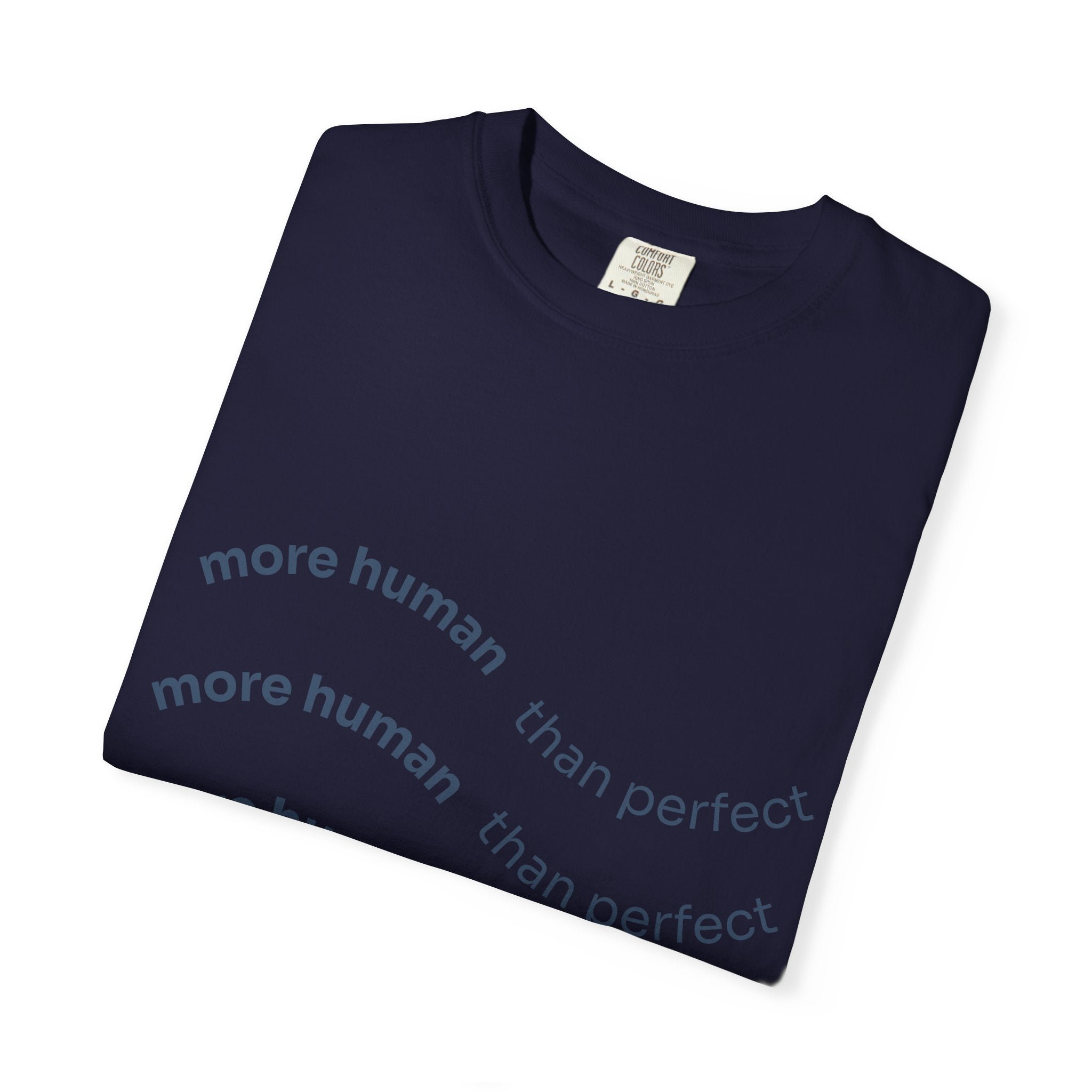 More Human Pocket T-Shirt — Minimalist Graphic Tee