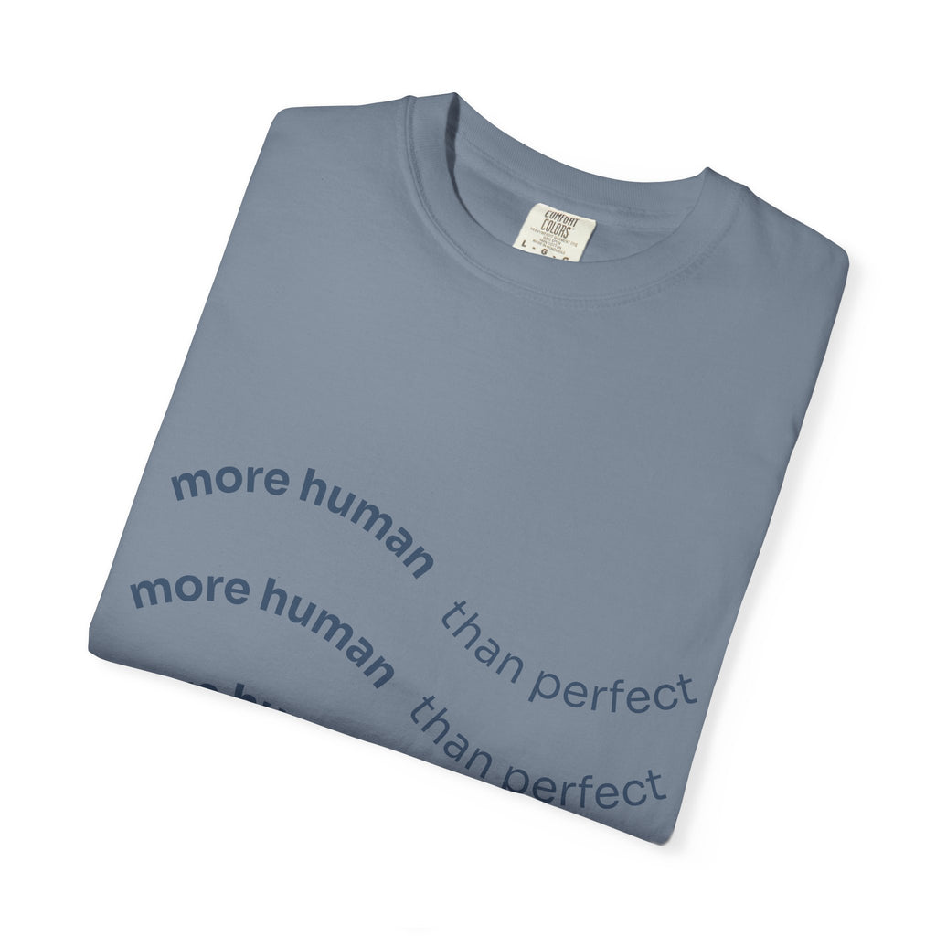 More Human Pocket T-Shirt — Minimalist Graphic Tee