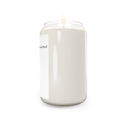Soy Candle "Being Perfect Is a Social Construct" — 13.75 oz Scented Jar