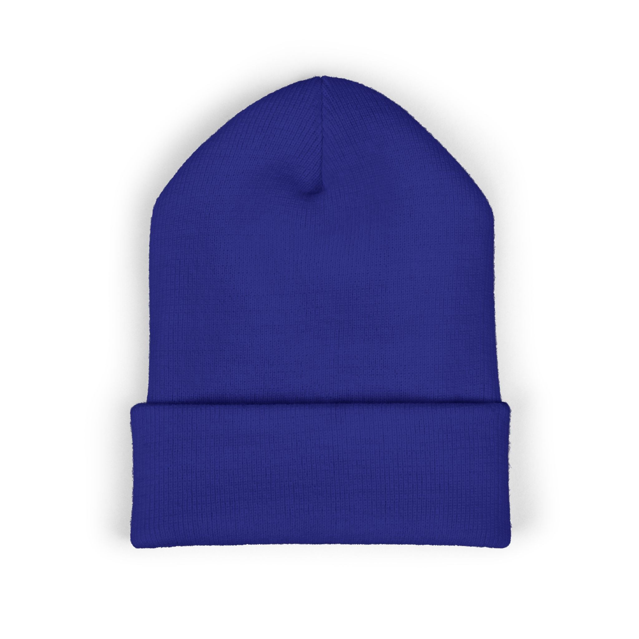 Still Human Embroidered Cuffed Beanie — Minimalist Winter Hat