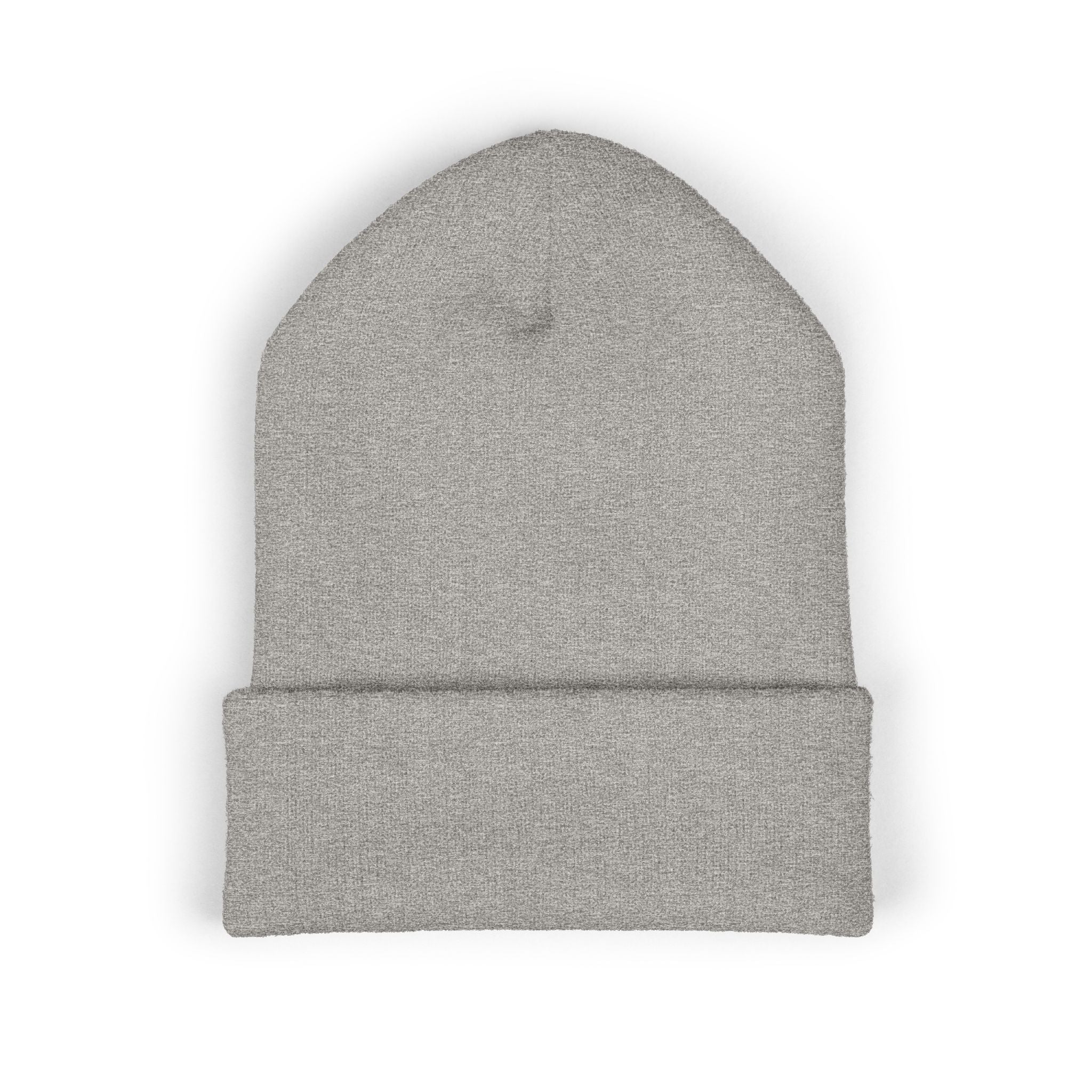 Still Human Embroidered Cuffed Beanie — Minimalist Winter Hat