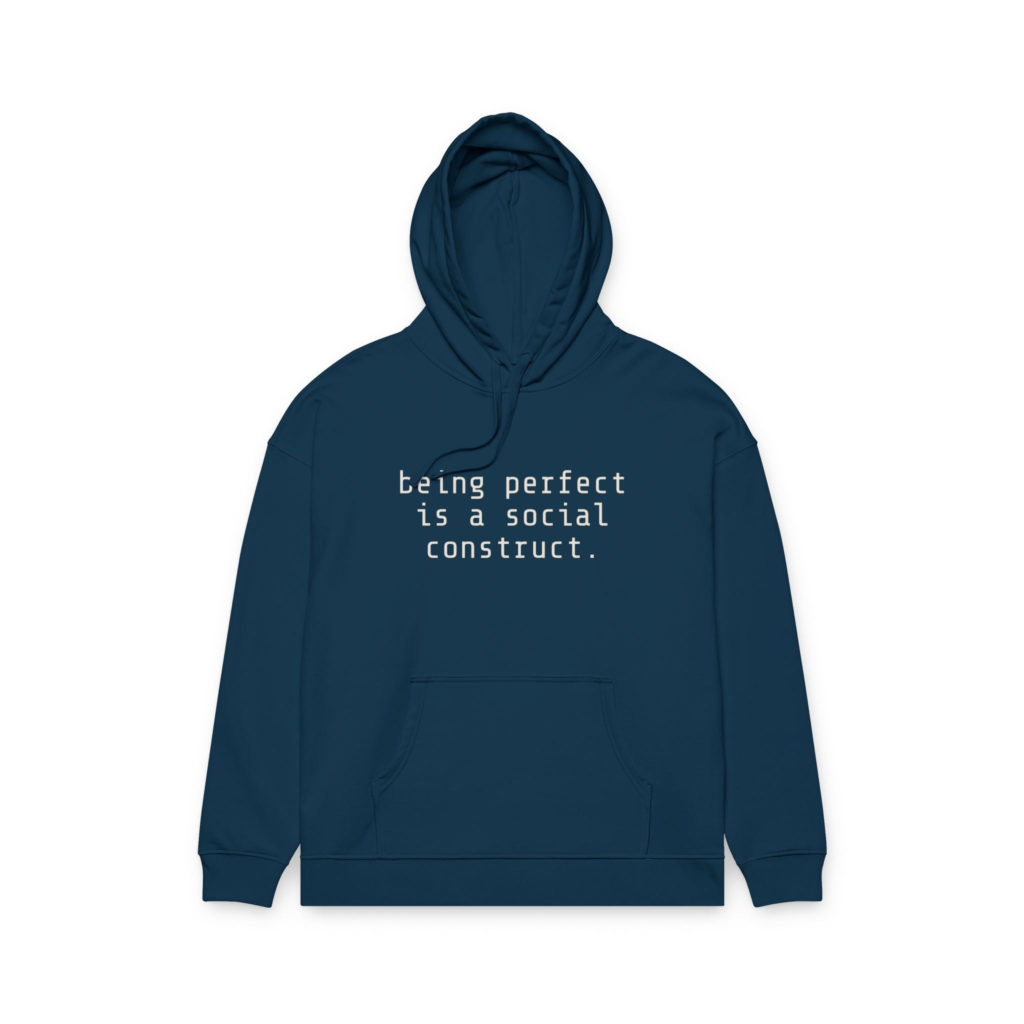 Being Human Hoodie — Minimalist Mental Health Message Hoodie