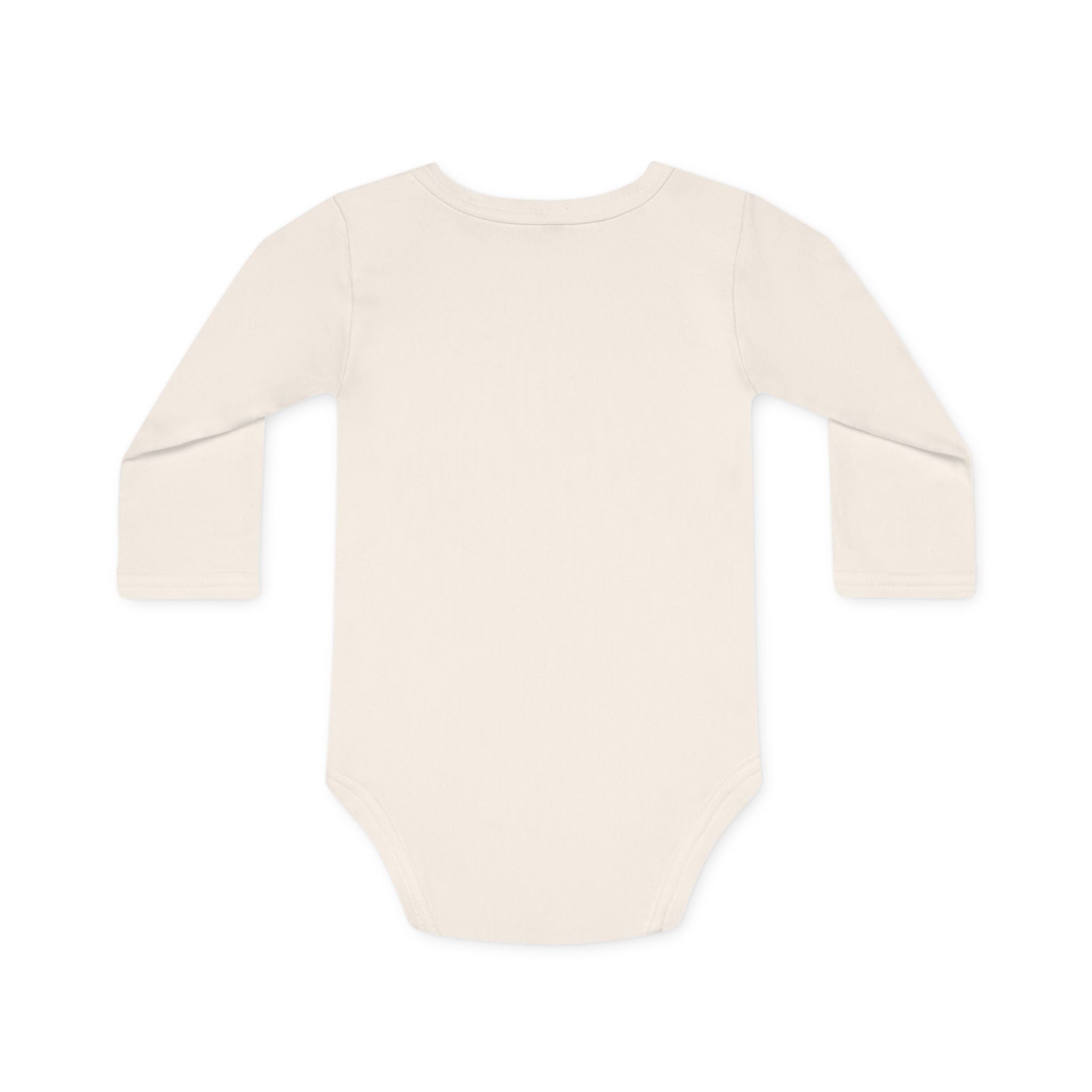 Long-Sleeve Baby Bodysuit — "Never mind 'what' I want to be when I grow up" Quote