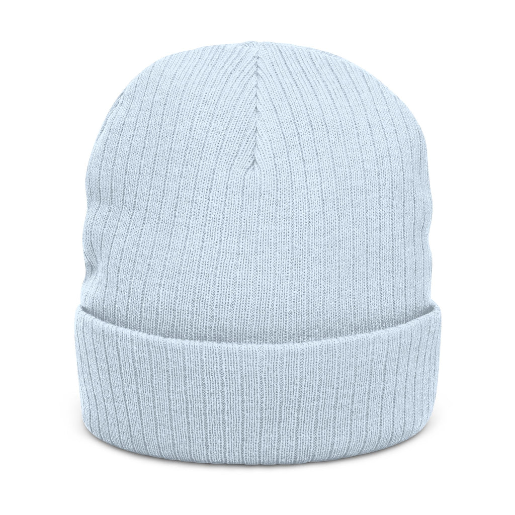 "Carry Less" Embroidered Ribbed Knit Beanie — Mainely Human