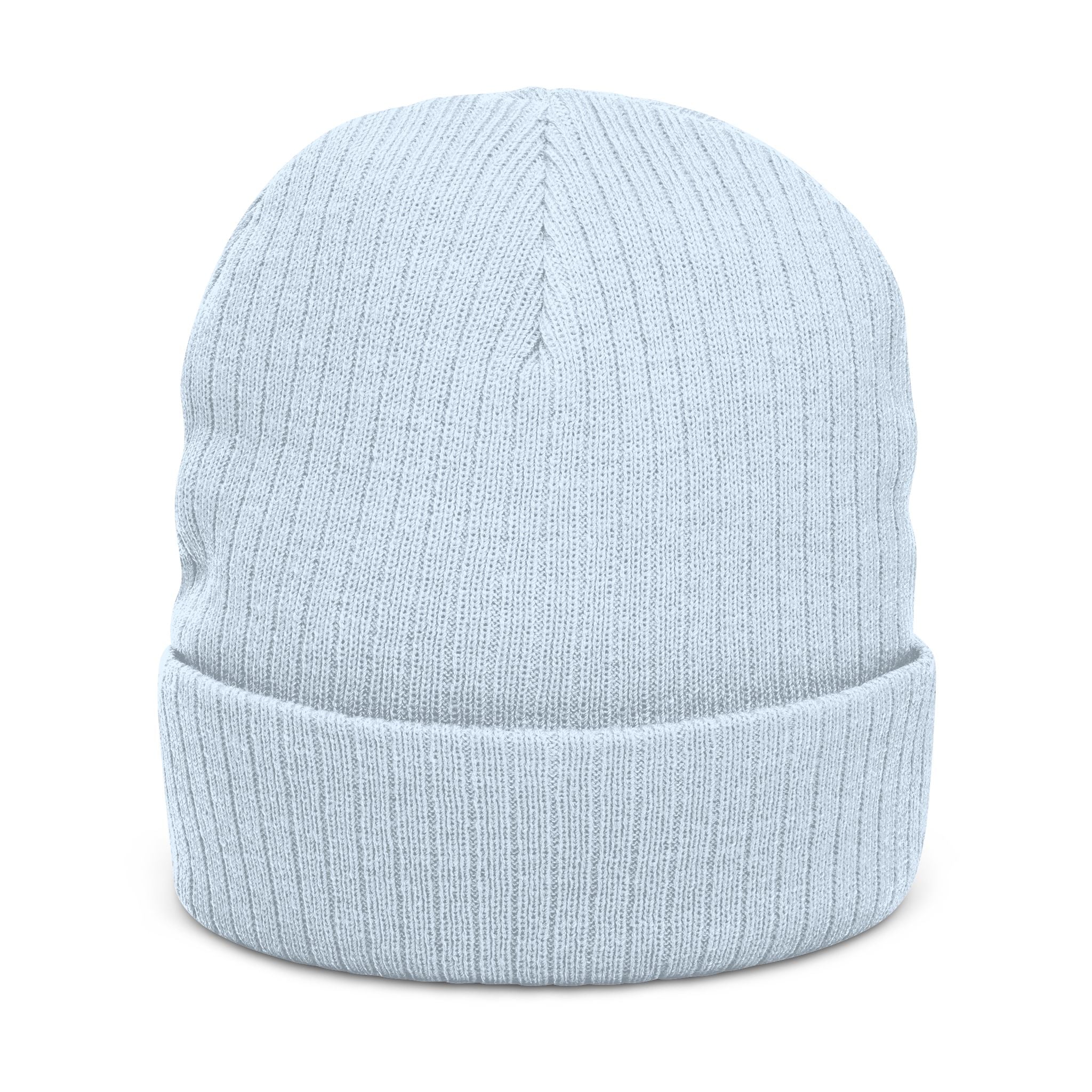 "Carry Less" Embroidered Ribbed Knit Beanie — Mainely Human