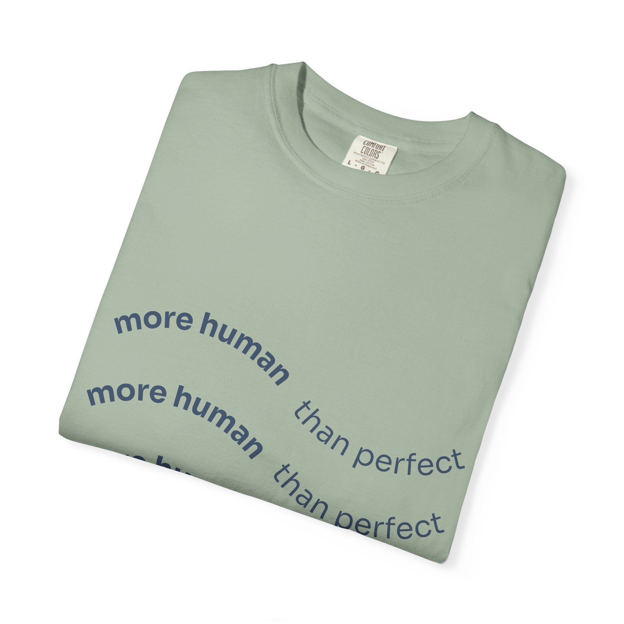 More Human Pocket T-Shirt — Minimalist Graphic Tee