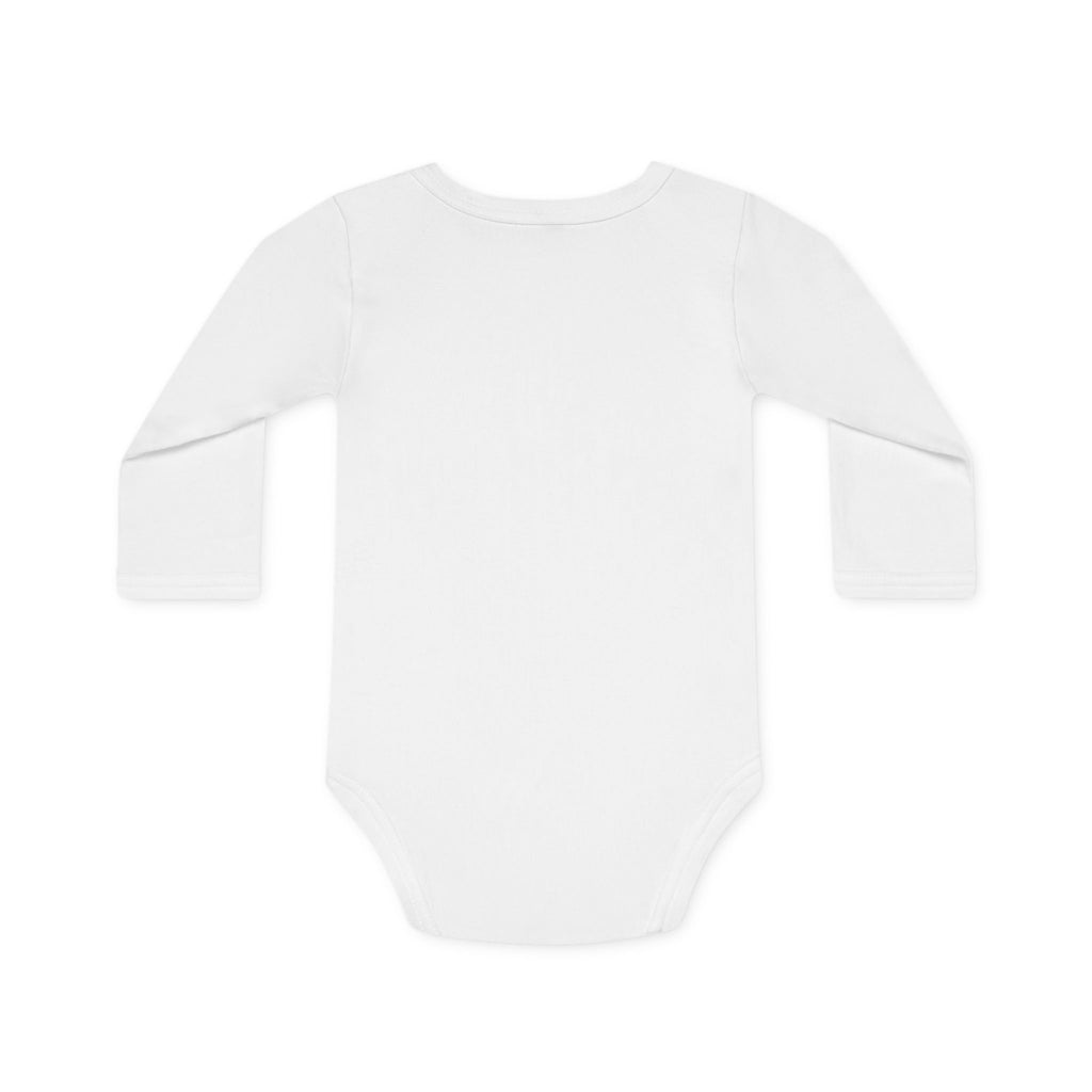 Long-Sleeve Baby Bodysuit — "Never mind 'what' I want to be when I grow up" Quote