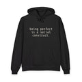 Being Human Hoodie — Minimalist Mental Health Message Hoodie