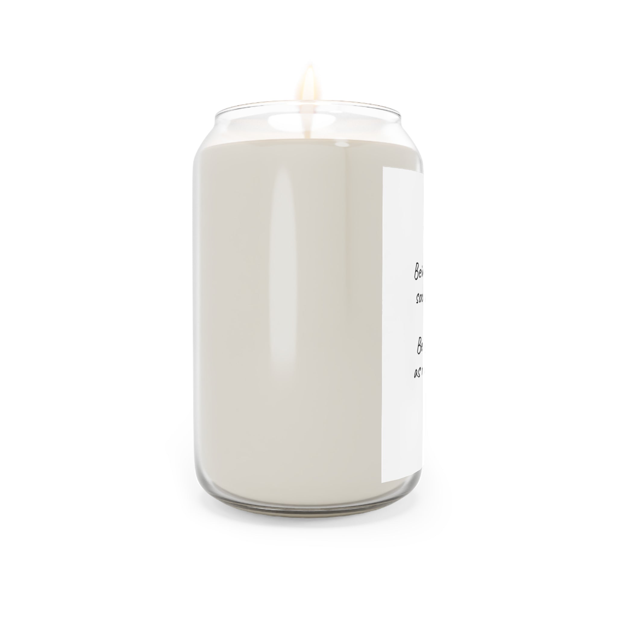 Soy Candle "Being Perfect Is a Social Construct" — 13.75 oz Scented Jar
