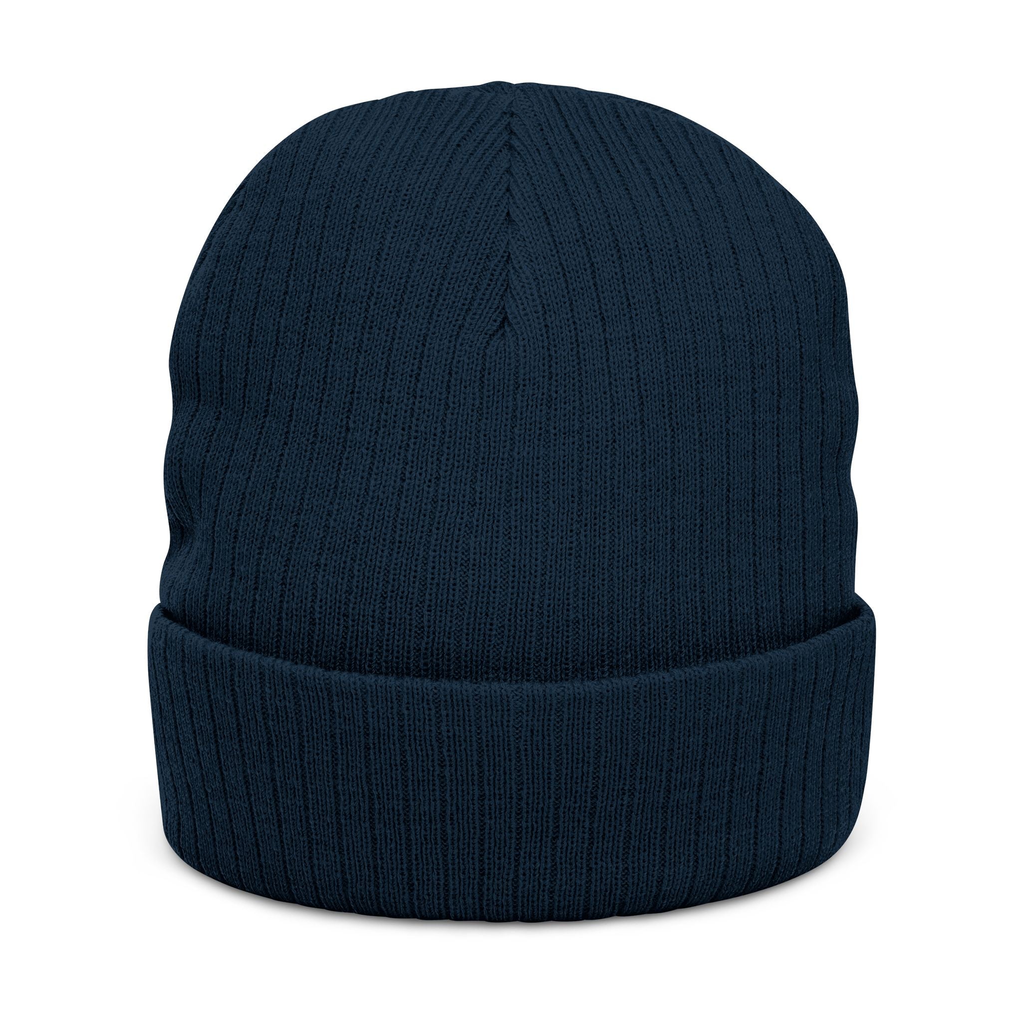 "Carry Less" Embroidered Ribbed Knit Beanie — Mainely Human