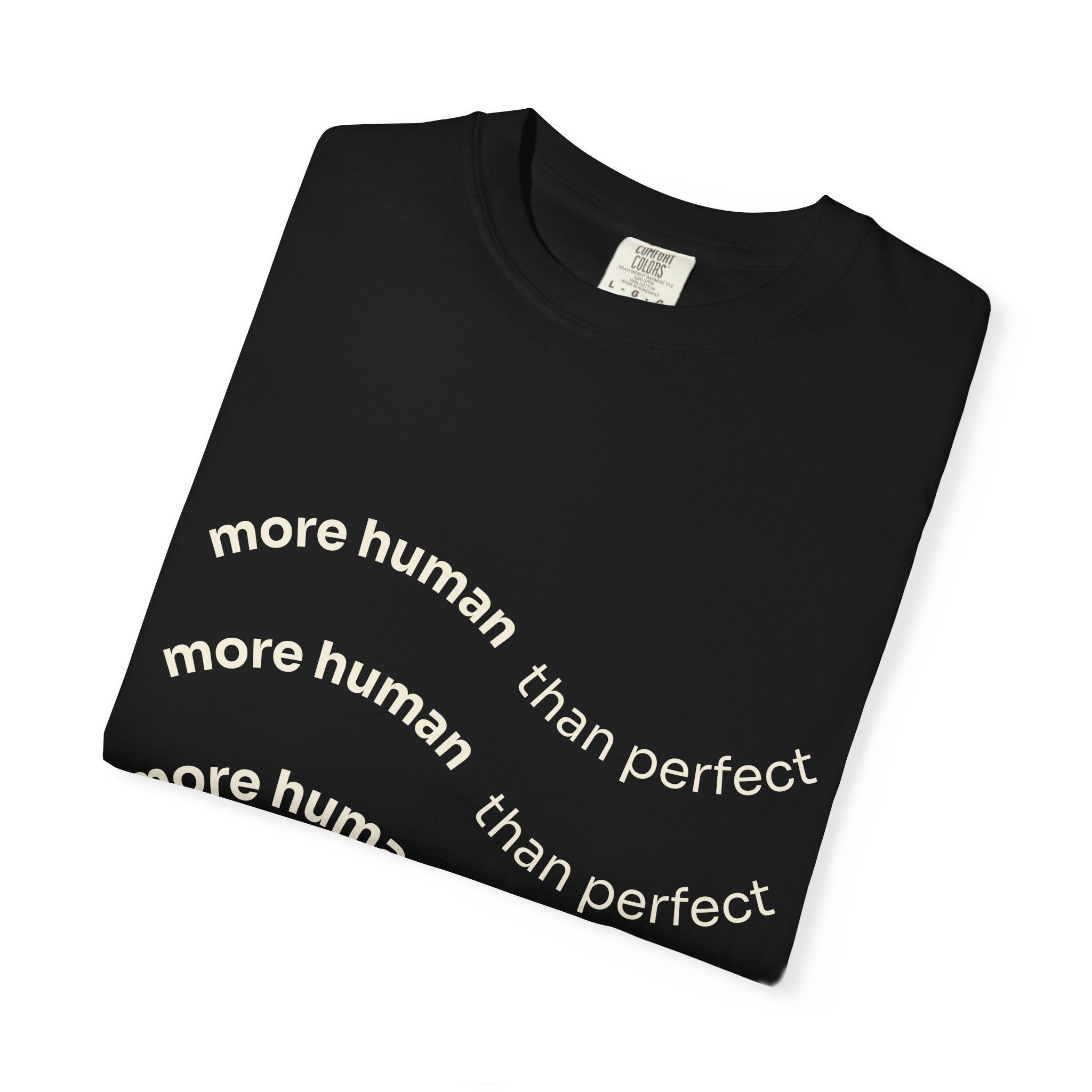 More Human Pocket T-Shirt — Minimalist Graphic Tee