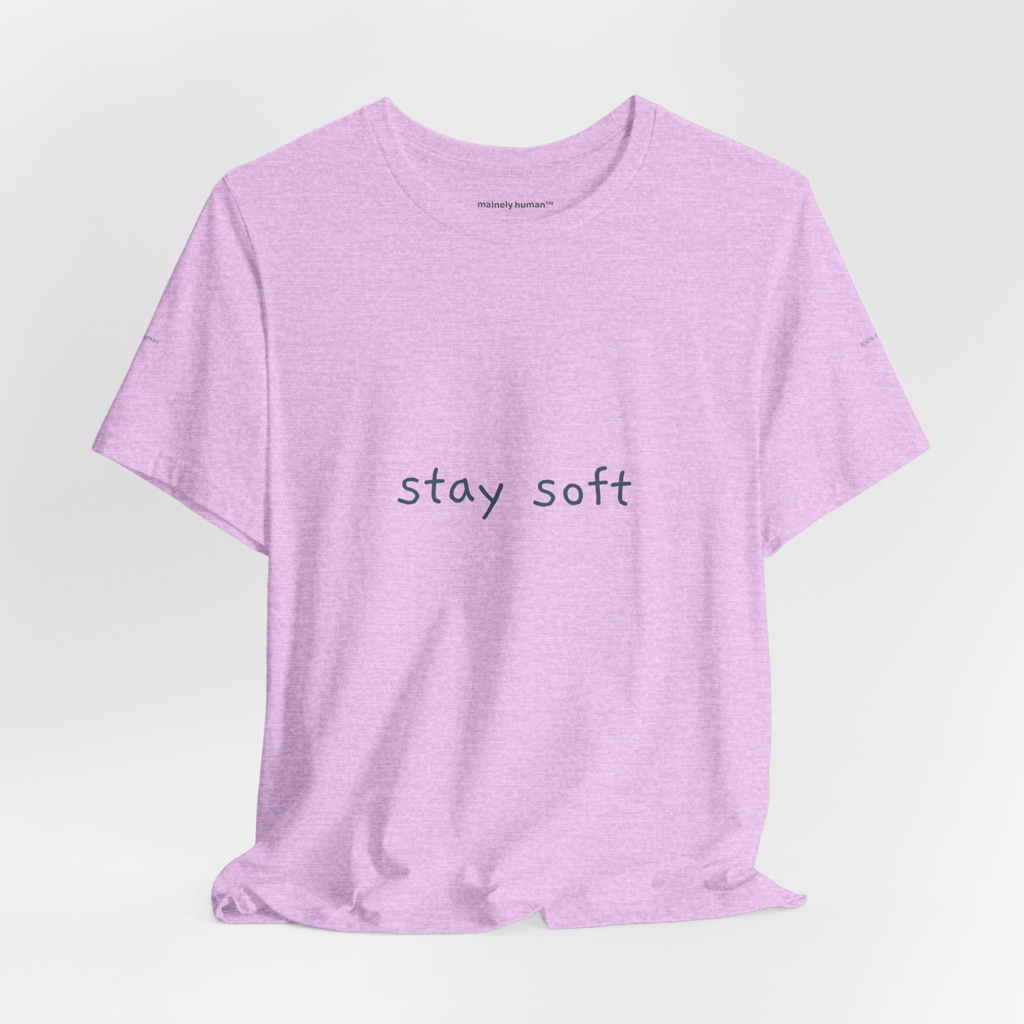 Stay Soft Tee — Minimal Self-Care Graphic T-Shirt