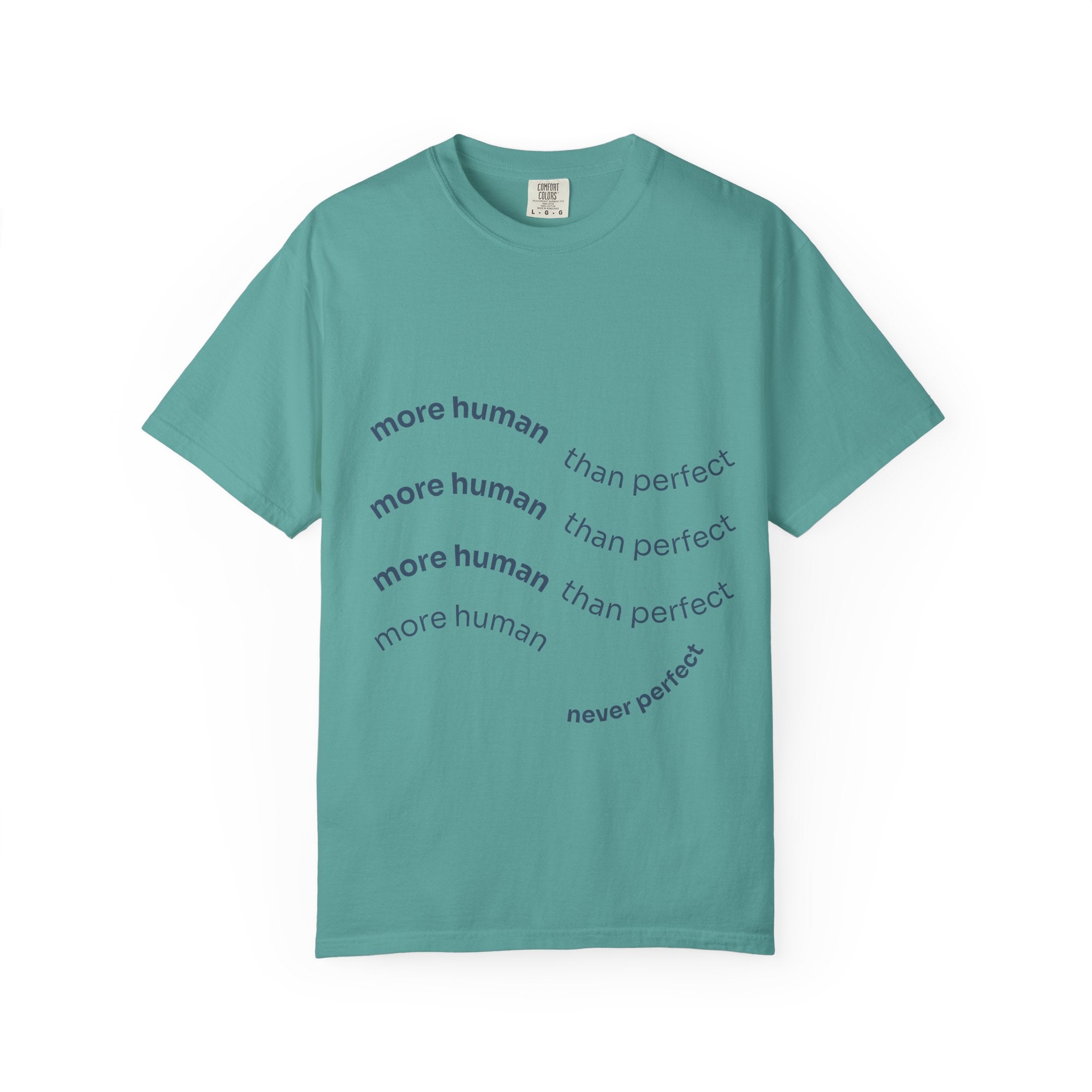 More Human Pocket T-Shirt — Minimalist Graphic Tee