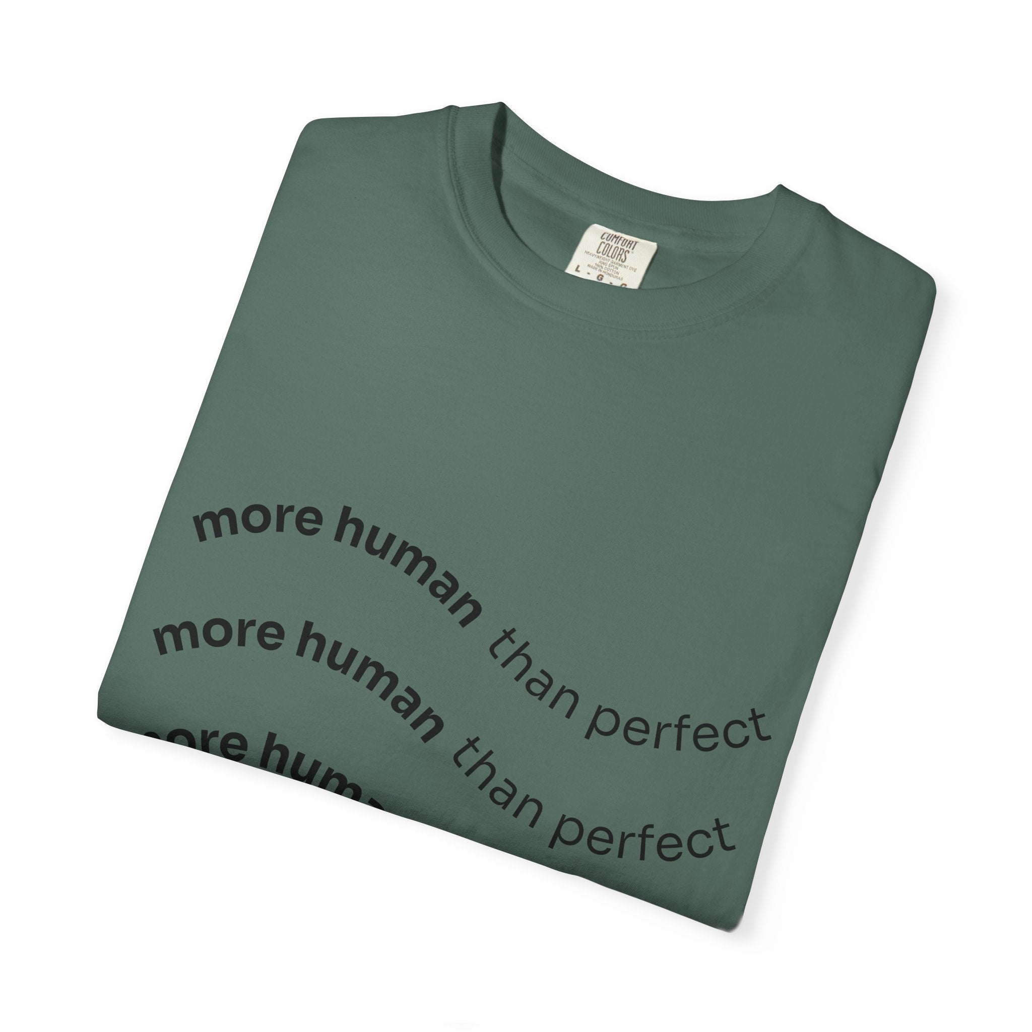 More Human Pocket T-Shirt — Minimalist Graphic Tee