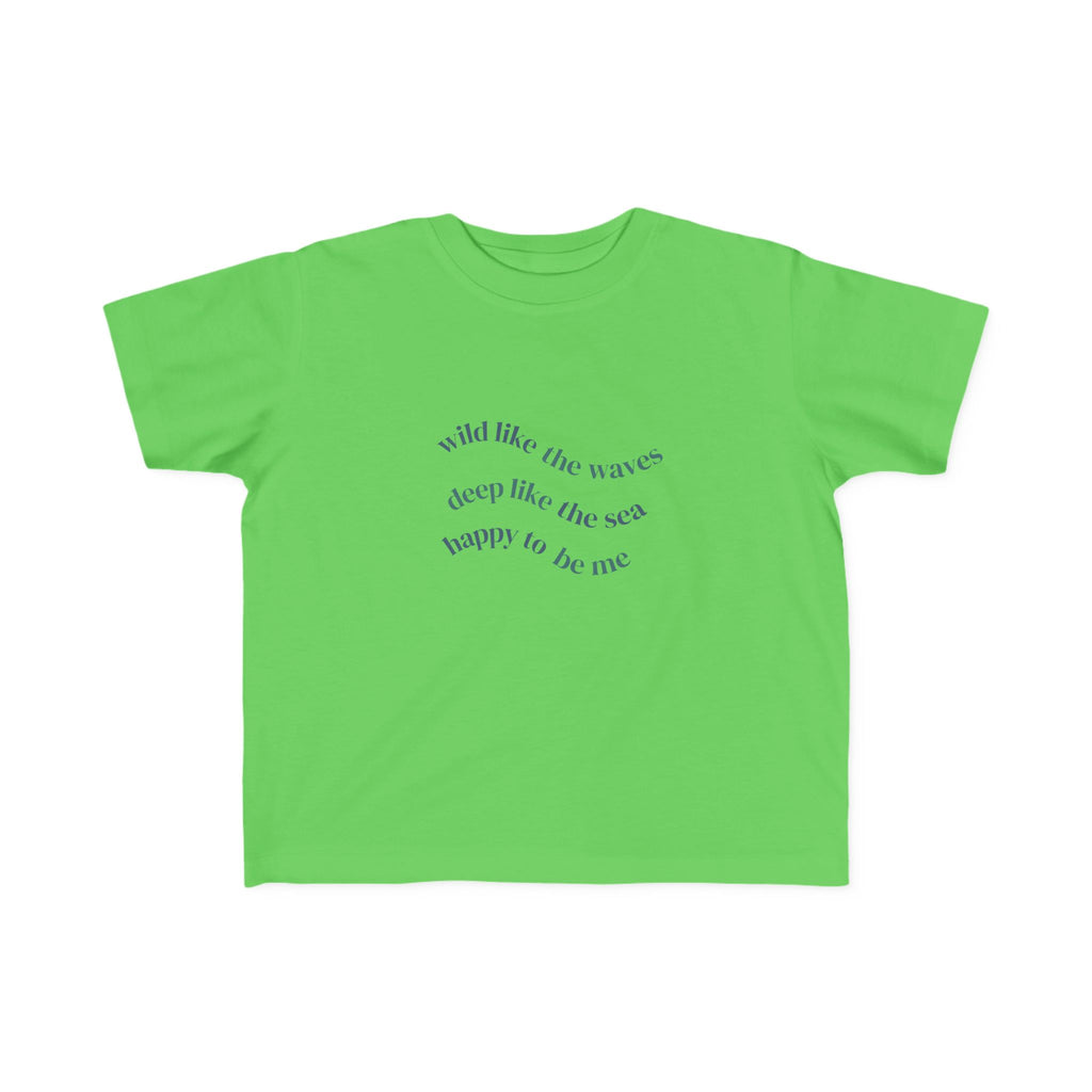 Wild Like the Waves — Toddler Tee | Mainely Human