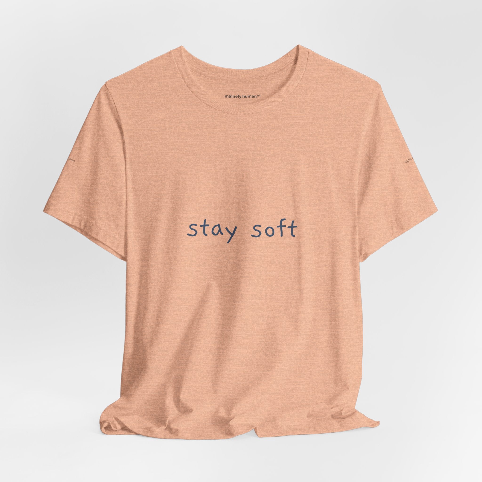 Stay Soft Tee — Minimal Self-Care Graphic T-Shirt