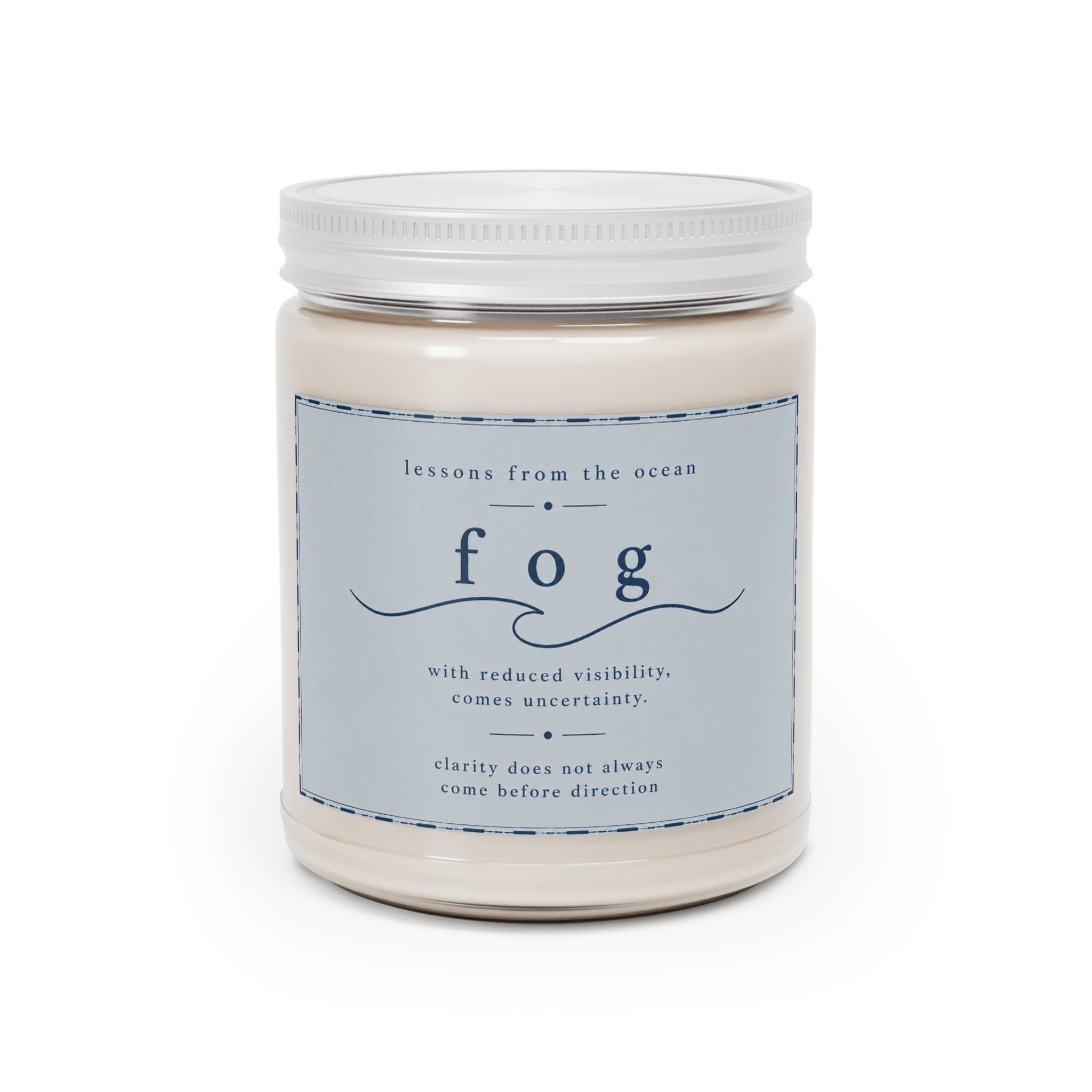 Lessons from the Ocean: Fog — Soy Candle