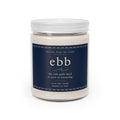 Ebb Scented Soy Candle — 9oz Ocean-Inspired Scent with White Lid