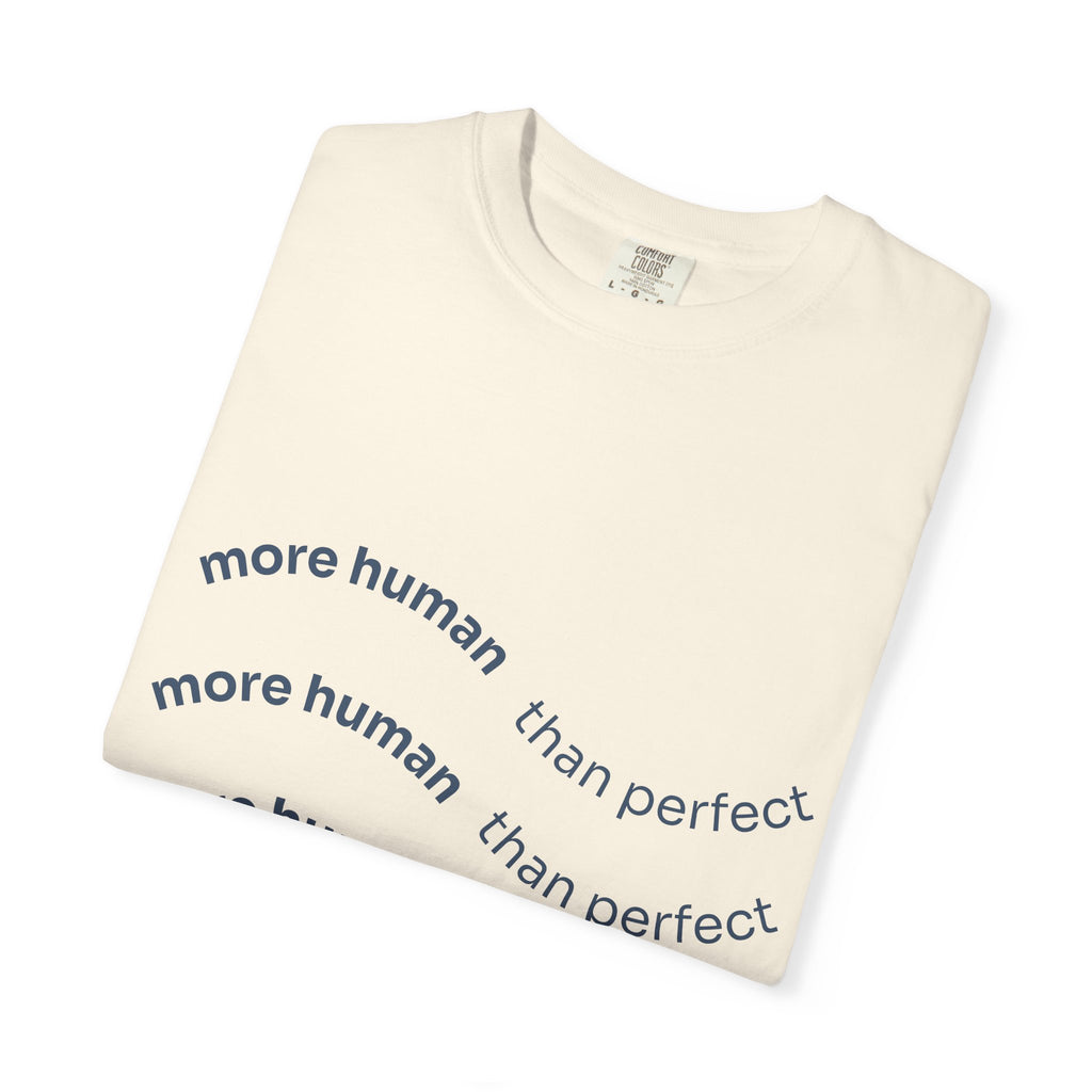 More Human Pocket T-Shirt — Minimalist Graphic Tee