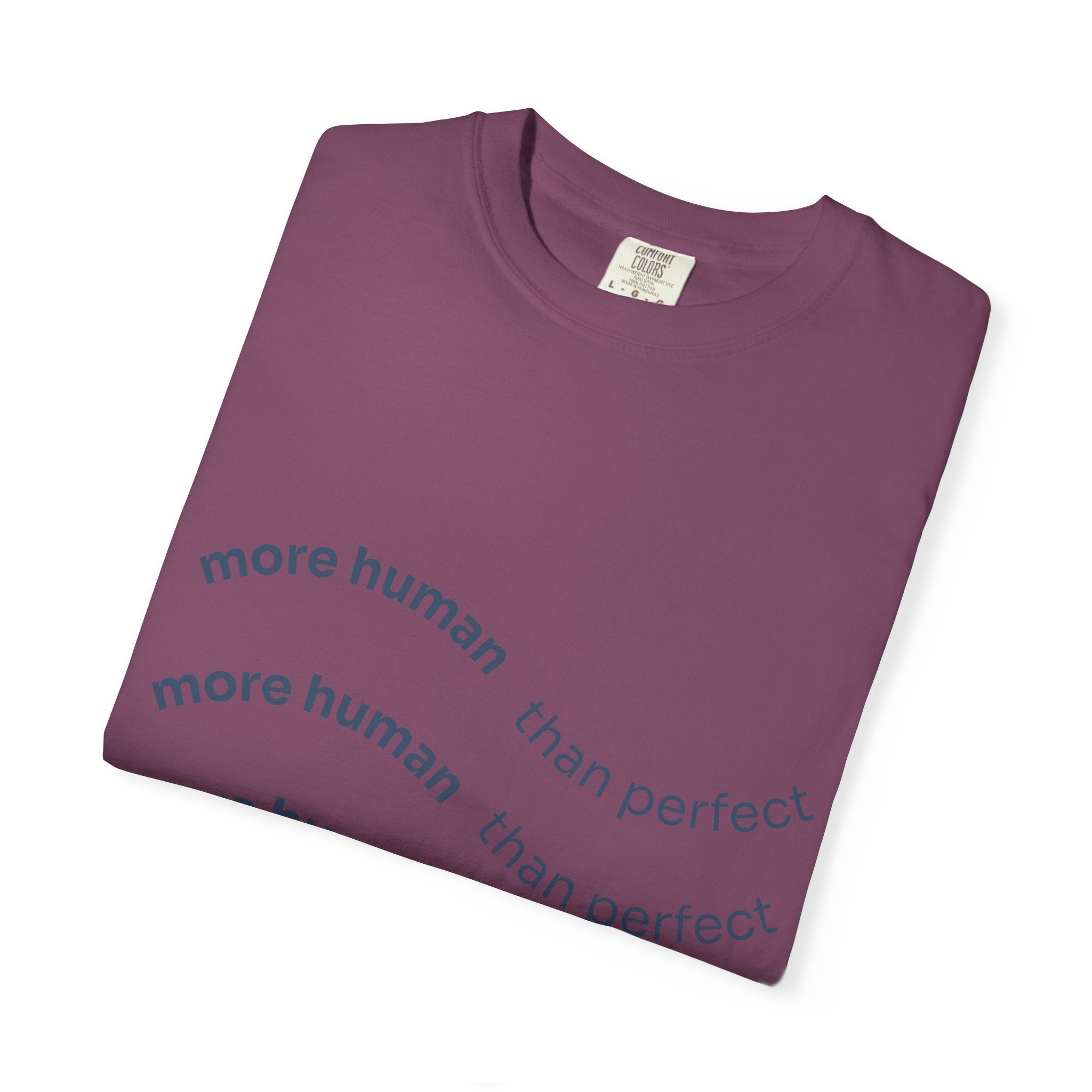 More Human Pocket T-Shirt — Minimalist Graphic Tee