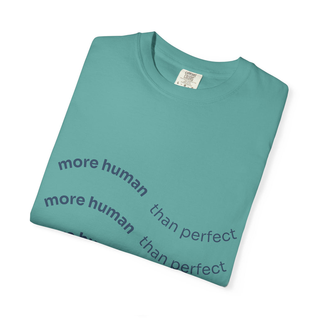 More Human Pocket T-Shirt — Minimalist Graphic Tee